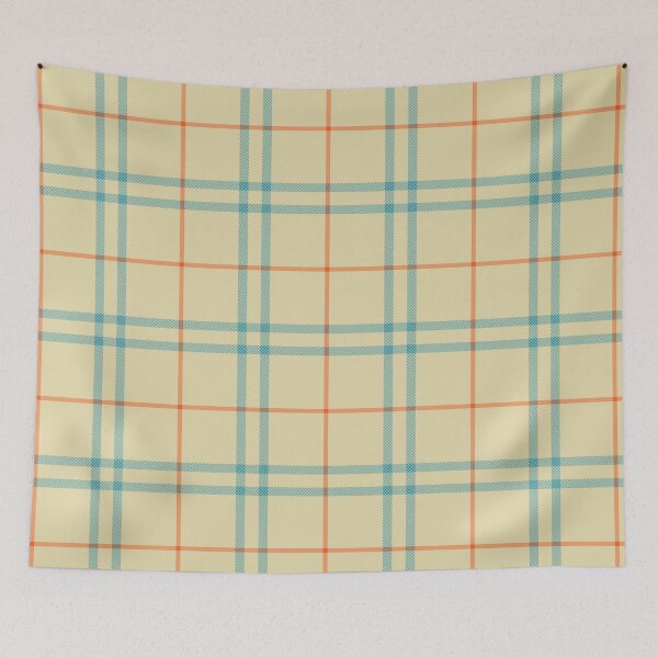 Item preview, Plaid Ivory Blue designed and sold by susycosta.