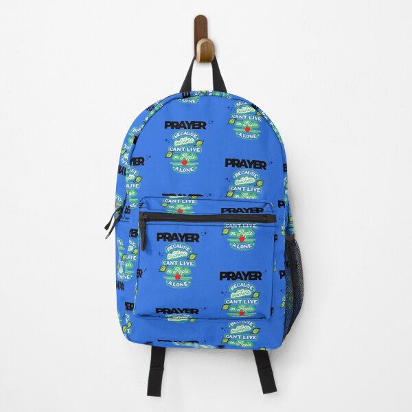 Item preview, Prayer, Because Teachers Can't Live on Apple Alone - Blue, Black, and White designed and sold by TheReporter1.