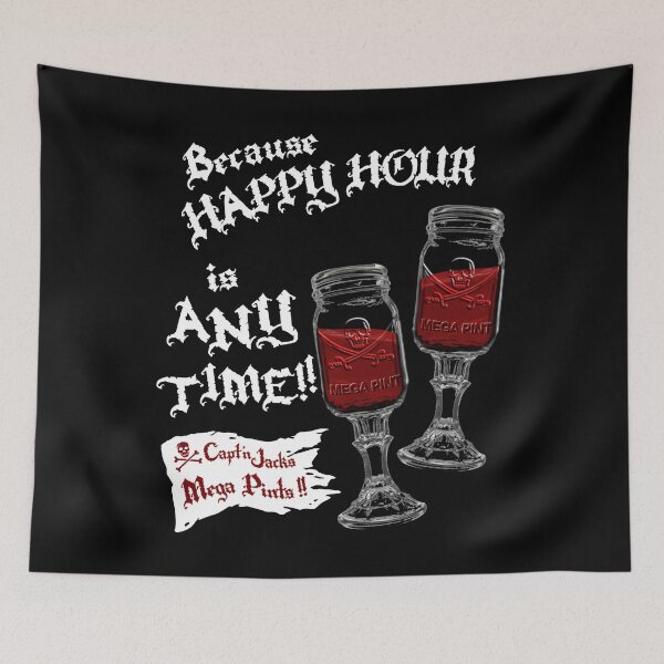 Item preview, Captain Jacks Mega Pint!! Because Happy Hour is ANYTIME! Johnny Depp designed and sold by MunsyArt.