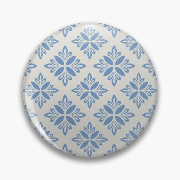 Item preview, Classic Blue Motif Tile Pattern designed and sold by Anna Lemos.