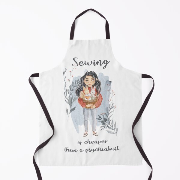 Item preview, Sewing is Cheaper than a Psychiatrist designed and sold by Patricia Johnston.