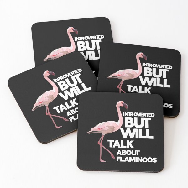 Item preview, F is for Flamingo,Flamingo Illustration – Graceful Tropical Bird Artwork designed and sold by PrettylittlepastelUk.