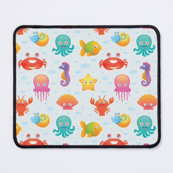 Item preview, Cute Lil Aquatics Seahorse, Jellyfish, Fish, Crab, Octipus, Starfish, Nautalis  designed and sold by Pink Pineapple Works.