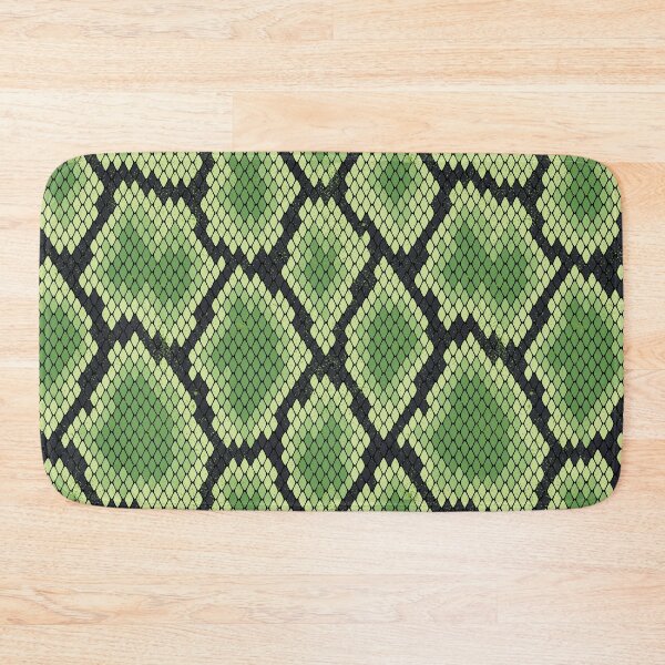 Item preview, Seamless Pattern snake green print animal texture print black and whi safari Abstract Animal Skin Pattern designed and sold by KHELISTORE.