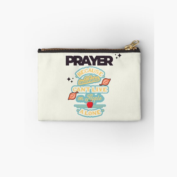Item preview, Prayer, Because Teachers Can't Live on Apple Alone - Tan, Black, and Red designed and sold by TheReporter1.