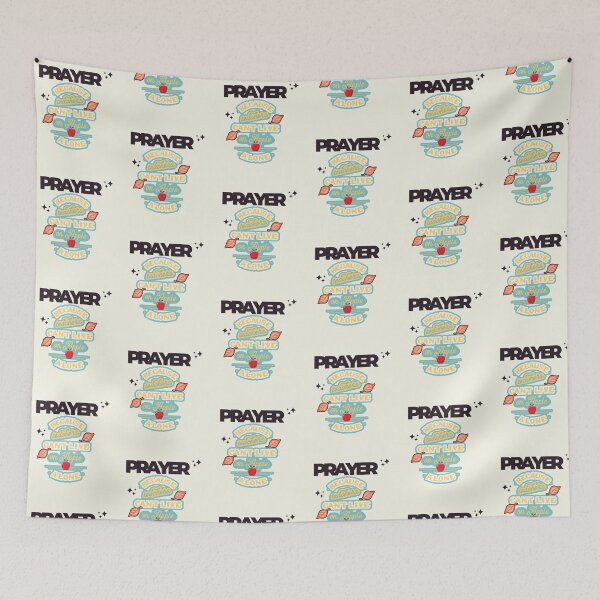 Item preview, Prayer, Because Teachers Can't Live on Apple Alone - Tan, Black, and Red designed and sold by TheReporter1.