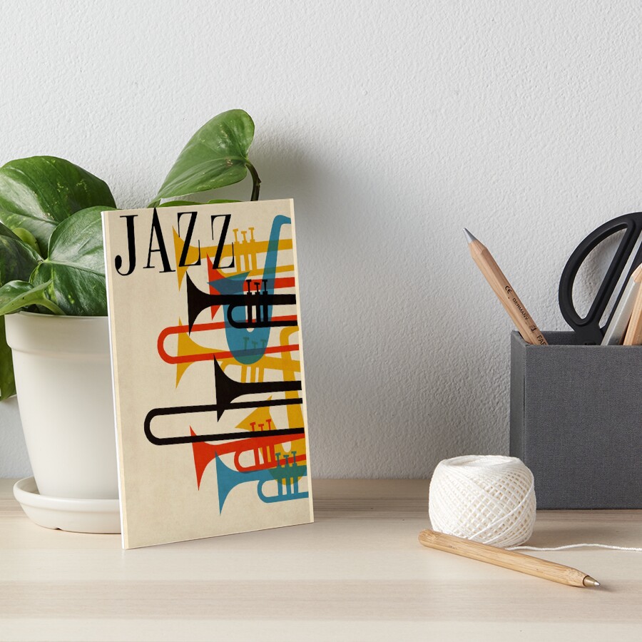 "jazz" Art Board Print for Sale by adrienne75 Redbubble