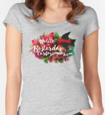 Don't Let the Bastards Grind You Down Women's Fitted Scoop T-Shirt