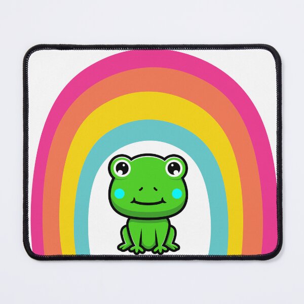 Item preview, Keppe the Adorable Frog with a Bright Rainbow. designed and sold by Krysnya.