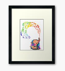 Baby Elephant Framed Print
