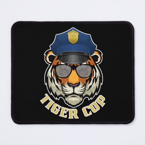 Item preview, Tiger Cop - Angry Police Tiger designed and sold by P2CPOD.