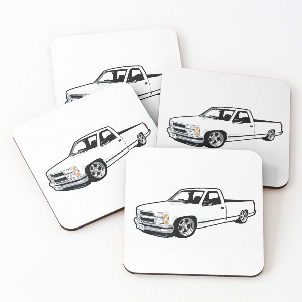 Item preview, White Copy of 90s CS Lowered Truck designed and sold by CoolRide.