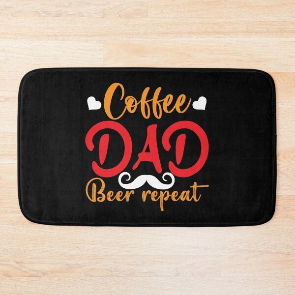 Item preview, coffee dad beer repeat designed and sold by earth wings.