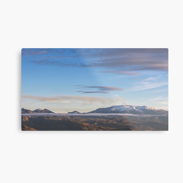 Andean mountains, andes mountain range south america Metal Print