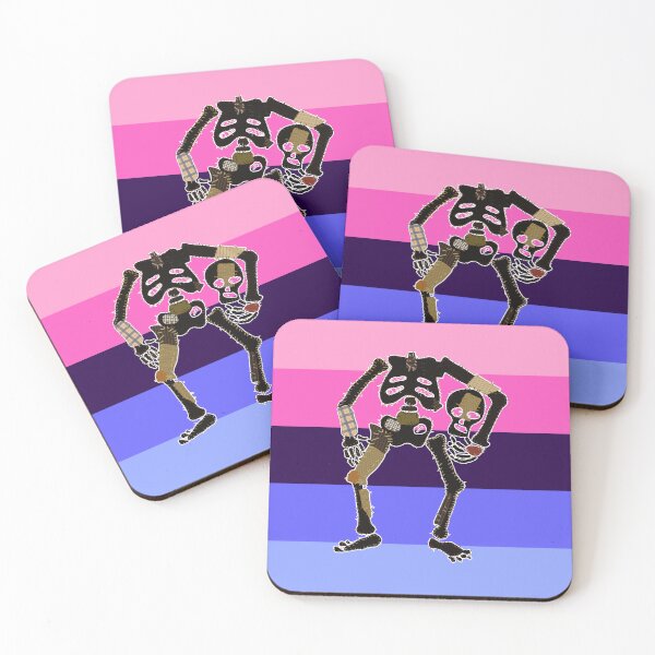 Item preview, Omnisexual Pride - Decapitated Skeleton Flag designed and sold by BeccaPaintmore.