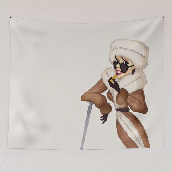 Item preview, Old Lady Rose - Cane designed and sold by Eighty-Sixed Art.
