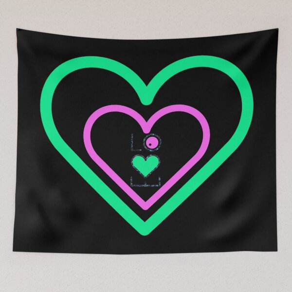 Item preview, LoLove Happy Love | Love Design | Pastel Colours Design | Unique Love Art designed and sold by Geniuskatie.