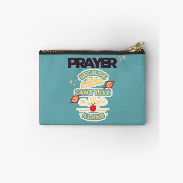 Item preview, Prayer, Because Teachers Can't Live on Apple Alone - Teal and Black designed and sold by TheReporter1.