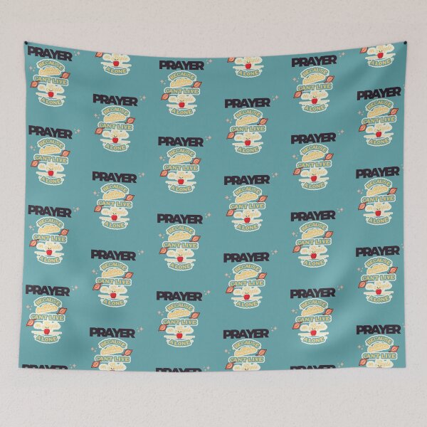 Item preview, Prayer, Because Teachers Can't Live on Apple Alone - Teal and Black designed and sold by TheReporter1.