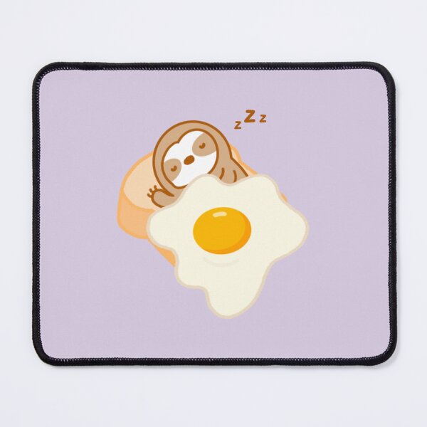 Item preview, Cute Fried Egg on Toast Sloth designed and sold by theslothinme.