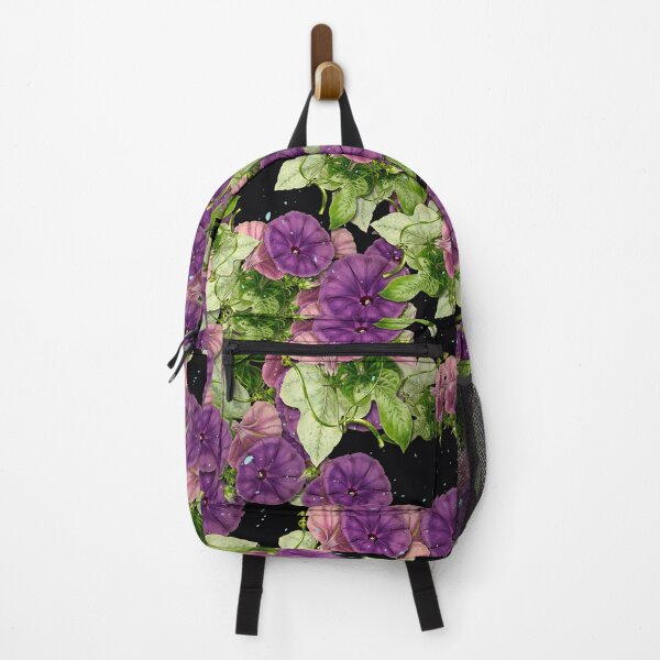 Item preview, purple floral pattern designed and sold by ni3ma.
