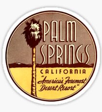 Palm Springs California Vintage Travel Decal Sticker