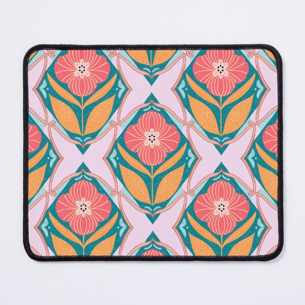 Item preview,  Vintage floral tile pattern  designed and sold by Papergrape.