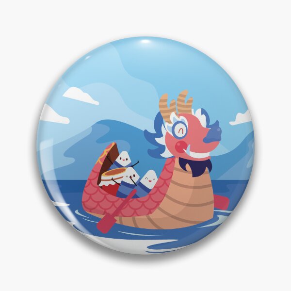 Item preview, Dragon Boat Festival Spring Landscape Cartoon designed and sold by BakaOutfit.