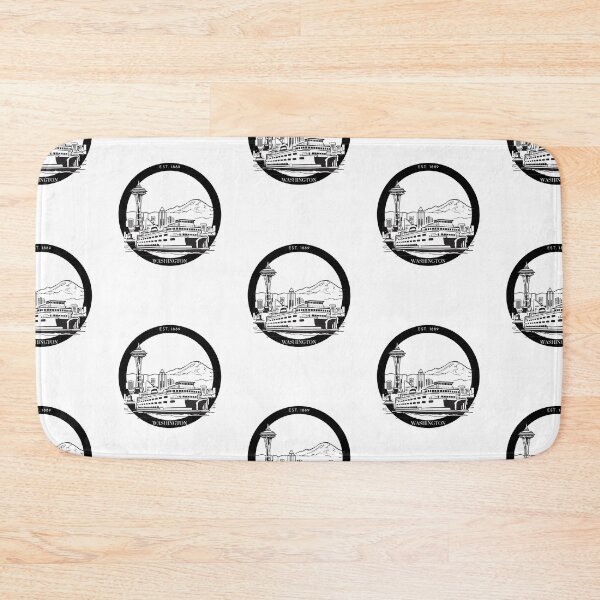 Item preview, Seattle Washington (States Collection) designed and sold by HeartbeatPrint.