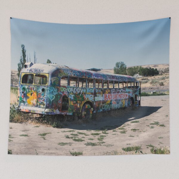Item preview, Black Lives Matter - Graffiti Bus, Central WA designed and sold by Lostlogo.