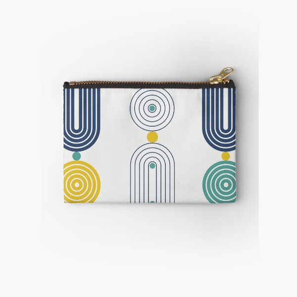 Item preview, Yellow Blue Green Lines Minimalist Geometric Pattern designed and sold by BONBcreative.