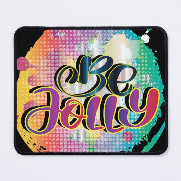 Item preview, Be Jolly Colorful Calligraphy  designed and sold by Nobiya.