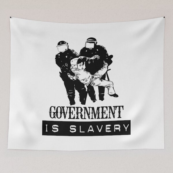 Item preview, Government is slavery designed and sold by TheFoolsGallery.