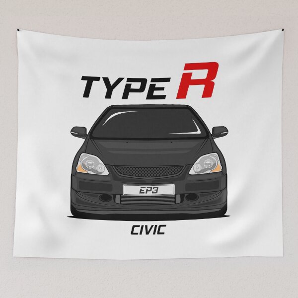 Item preview, The JDM Racing Black EP3 Art designed and sold by goldentuners.