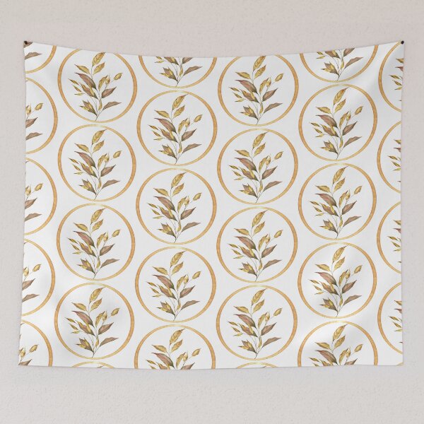 Item preview, Encircled Gold Leaf - Garden Design designed and sold by CreativNode.