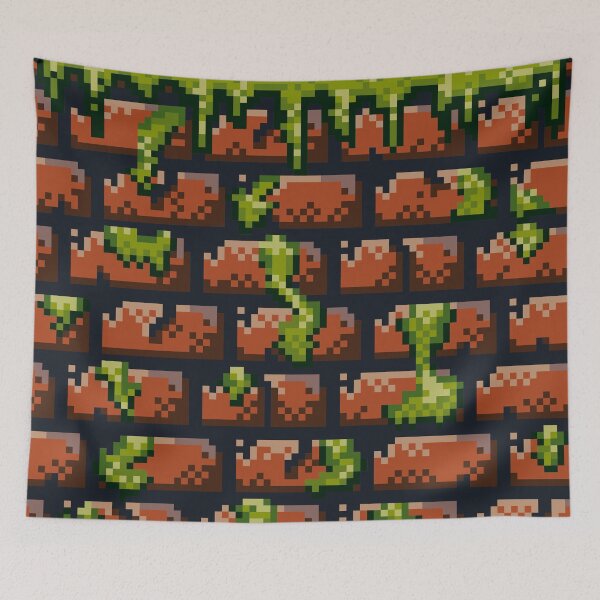 Item preview, Ancient Castle Wall Pixel art designed and sold by Chutakoopas.