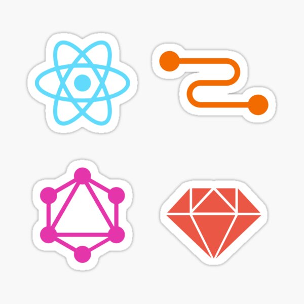 reactJS, graphQL, relayJS and ruby on rails Sticker