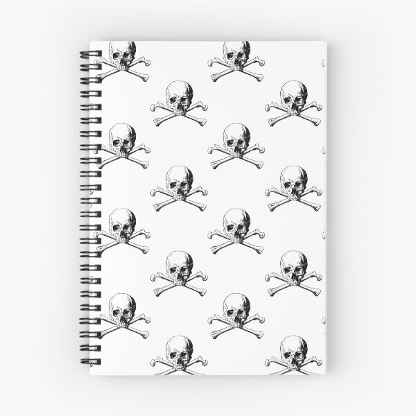 Item preview, Black and White Skull Pattern designed and sold by PressedOak.