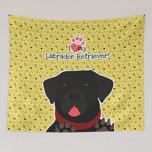 Item preview, I love my Labrador Retriever! designed and sold by CheekyChameleon.