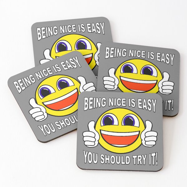 Item preview, Being Nice is Easy designed and sold by AMagicalJourney.