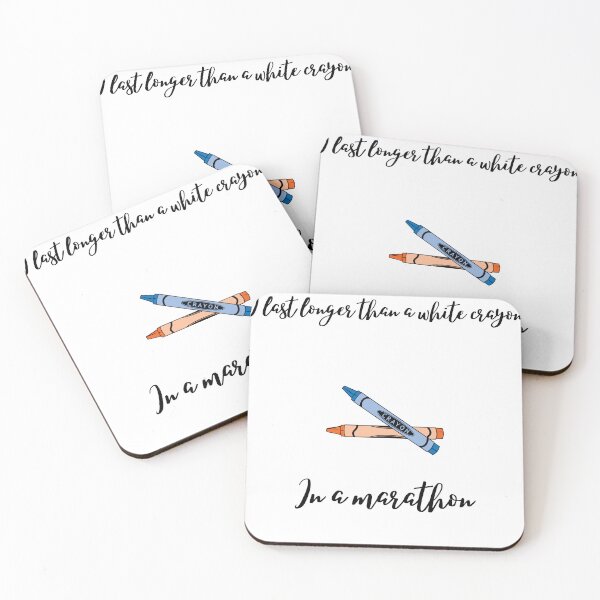 Item preview, i last longer than a white crayon ... in a marathon designed and sold by minimal-tahseen.