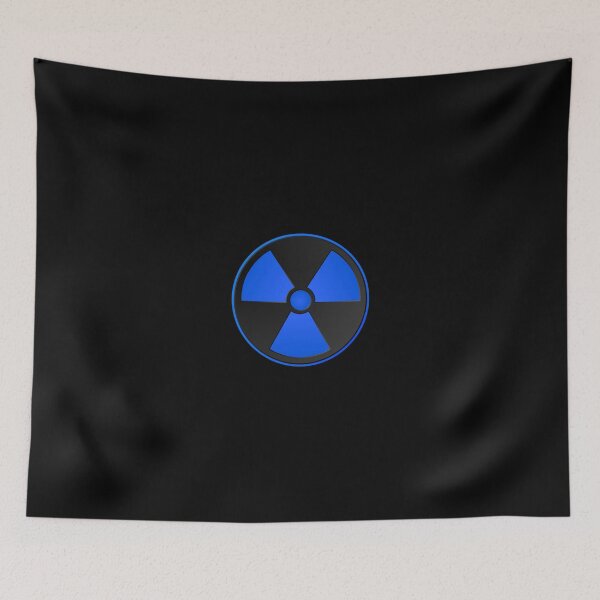 Item preview, Blue Radioactive Symbol designed and sold by AMagicalJourney.