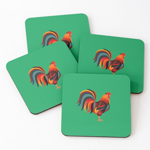 Item preview, Multi color Chicken Rooster designed and sold by TheCatmeow2000.
