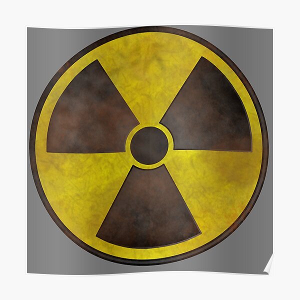 radioactive-fallout-symbol-geek-rusty-poster-by-amagicaljourney