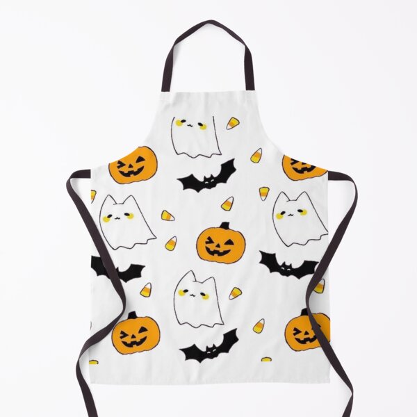 Item preview, Halloween Chibi Cats Pumpkin Ghosts Bats Candy Corn Pattern Sticker iPhone Case Samsung Case Shirt Hoodie Pillow Shower Curtain designed and sold by AlexisValeska.