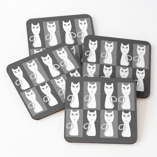 Item preview, CATS WITH QUESTION MARK TAILS designed and sold by Jean Gregory Evans.