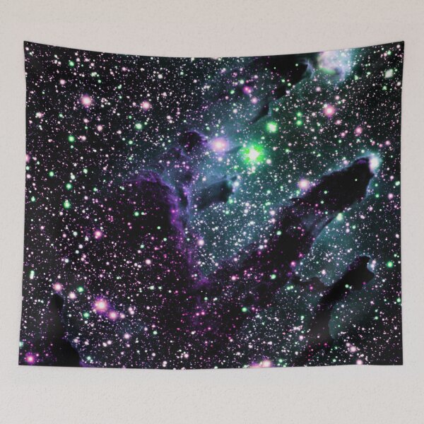 Item preview, Eagle Nebula Dark & Mysterious : Purple Pink Seafoam designed and sold by 2sweetsDesign.