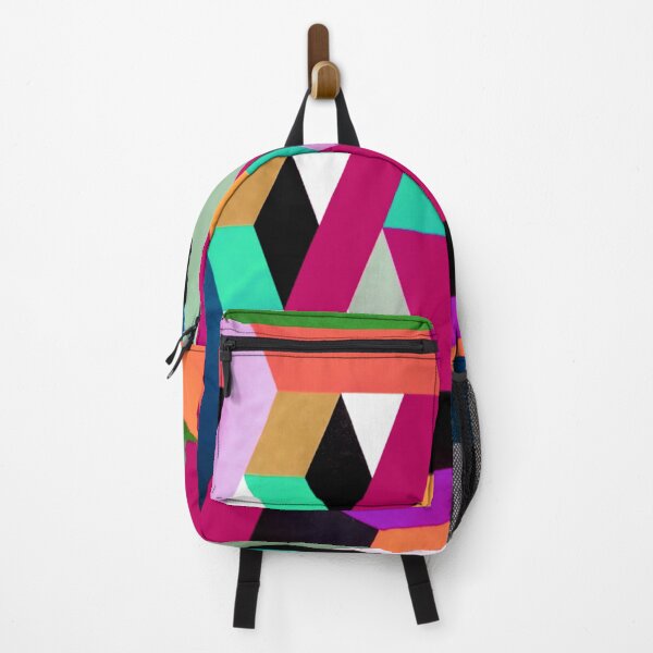 Item preview, Geometric Block Art Bright Colorful Trendy designed and sold by mwagie.