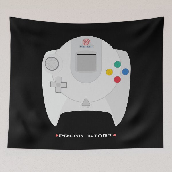 Item preview, Presione Iniciar Dreamcast (negro) designed and sold by animinimal.