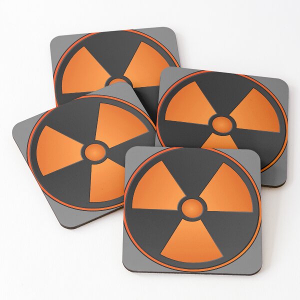 Item preview, Orange Radioactive Symbol designed and sold by AMagicalJourney.
